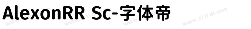 AlexonRR Sc字体转换